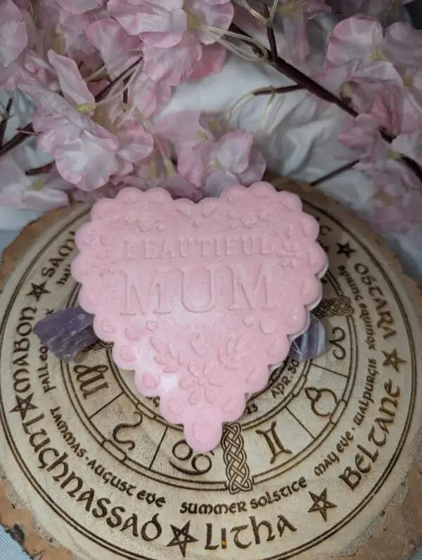 Mystic Harmony "Beautiful Mum" Large Pink Wax Melt - Image 14