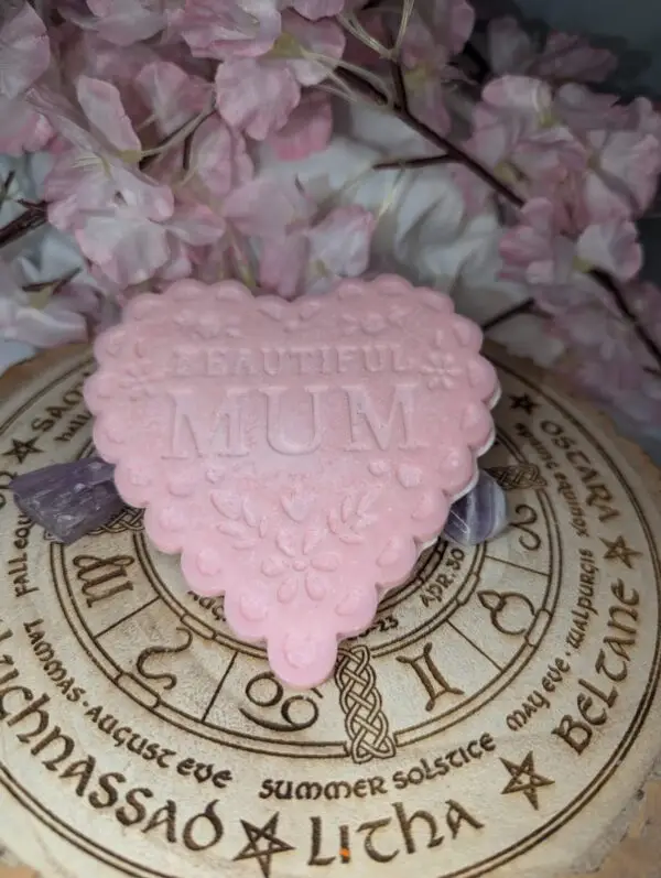 Mystic Harmony "Beautiful Mum" Large Pink Wax Melt - Image 12