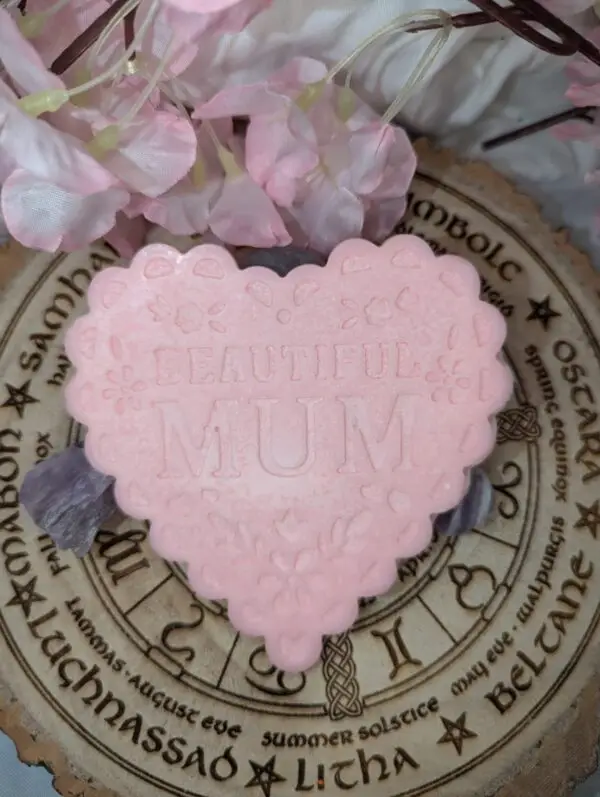 Mystic Harmony "Beautiful Mum" Large Pink Wax Melt - Image 11